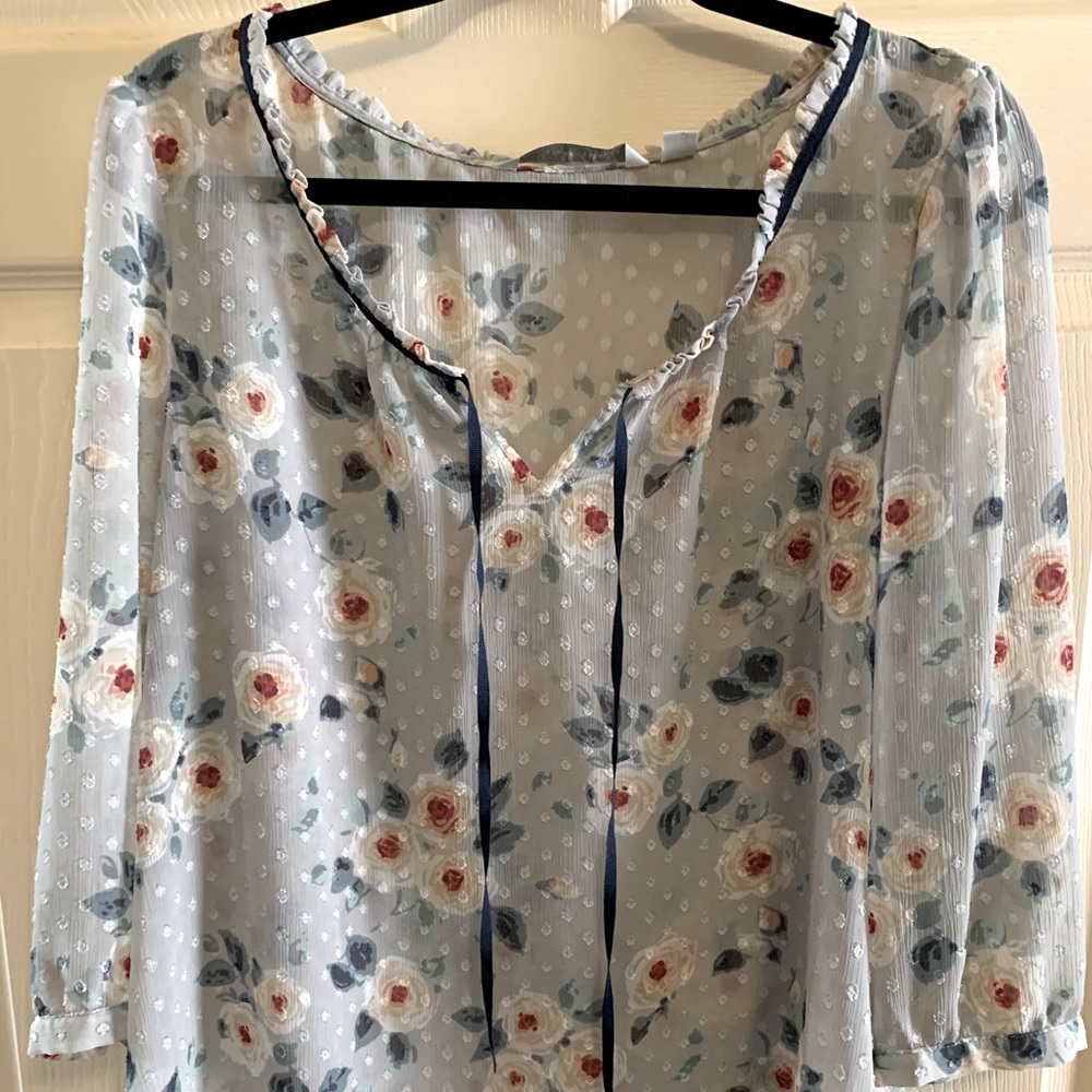 Lauren Conrad 3/4 sleeve XL Blouse